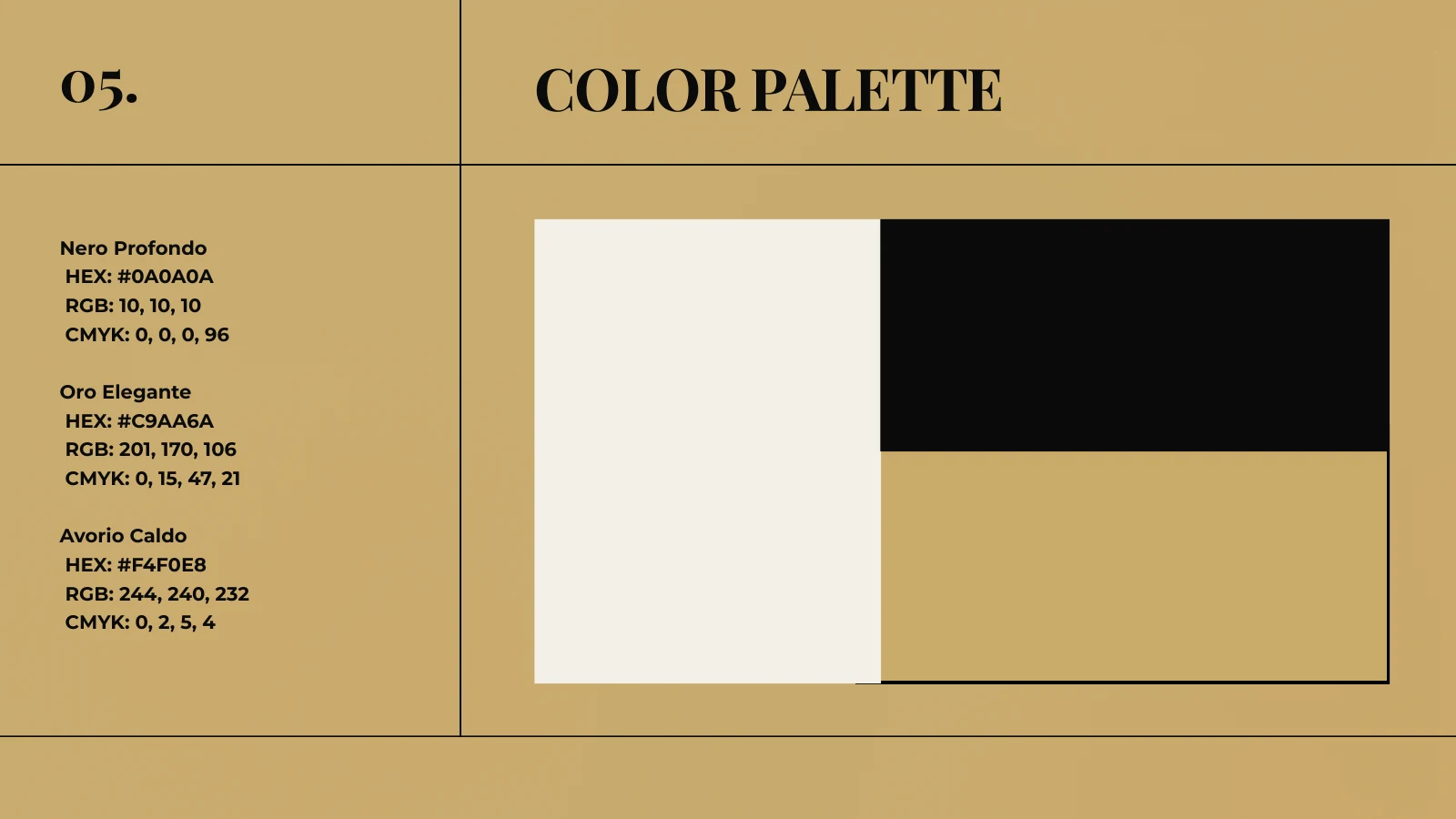 Estilo Sensual: La palette