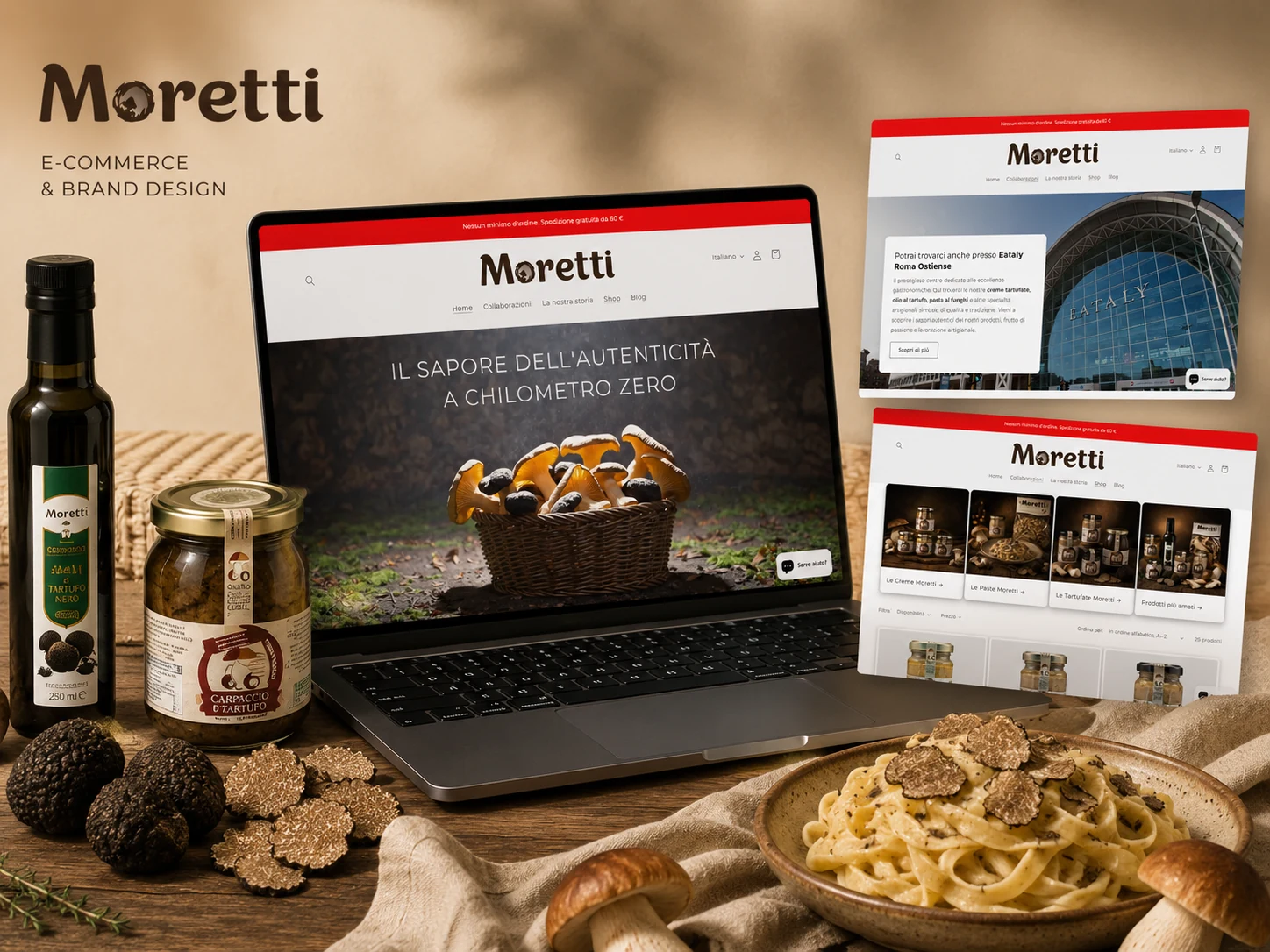 Moretti: presentazione dell’identità visiva food