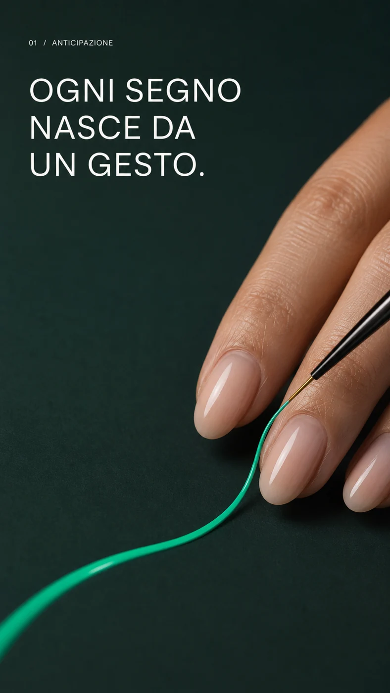 Noemi Paoloni — Una linea di colore collega il gesto al linguaggio visivo.